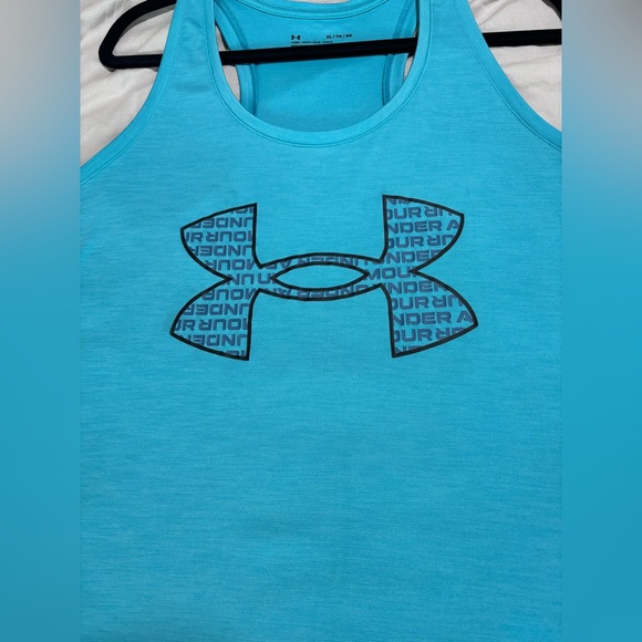 Under Armour Women's Blue Tank Top - XL - Picture 2 of 9